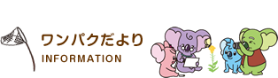 ワンパクだより INFORMATION